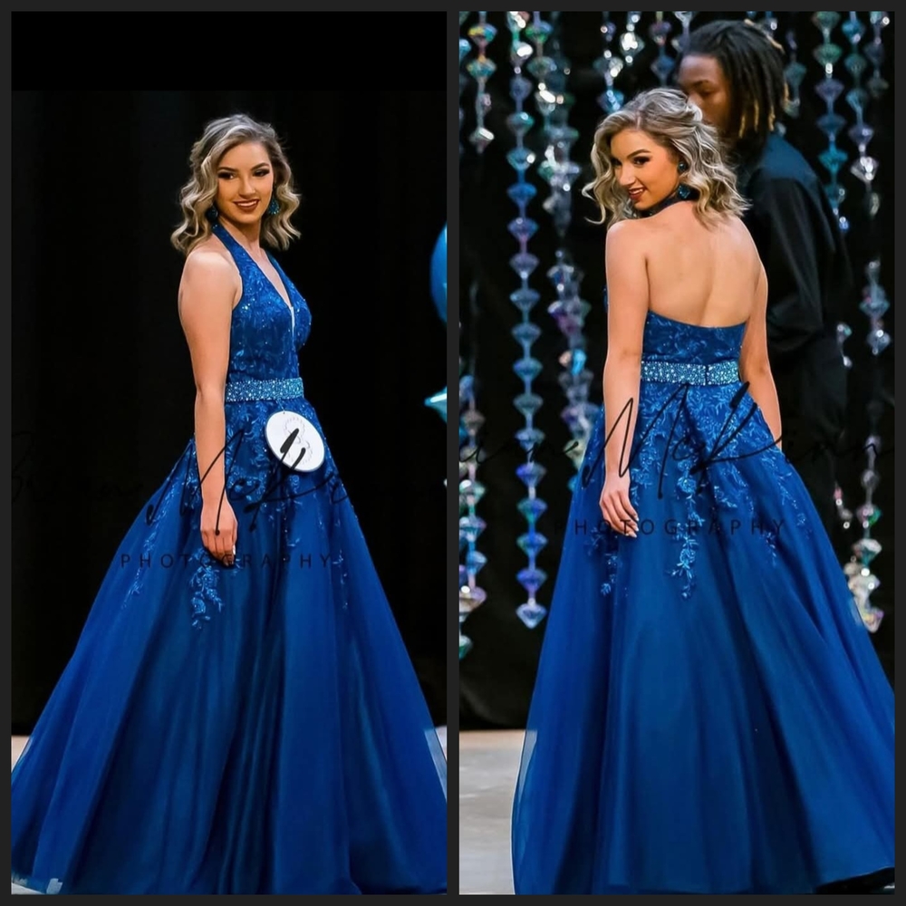Jovani Royal Teal Blue Prom Dress